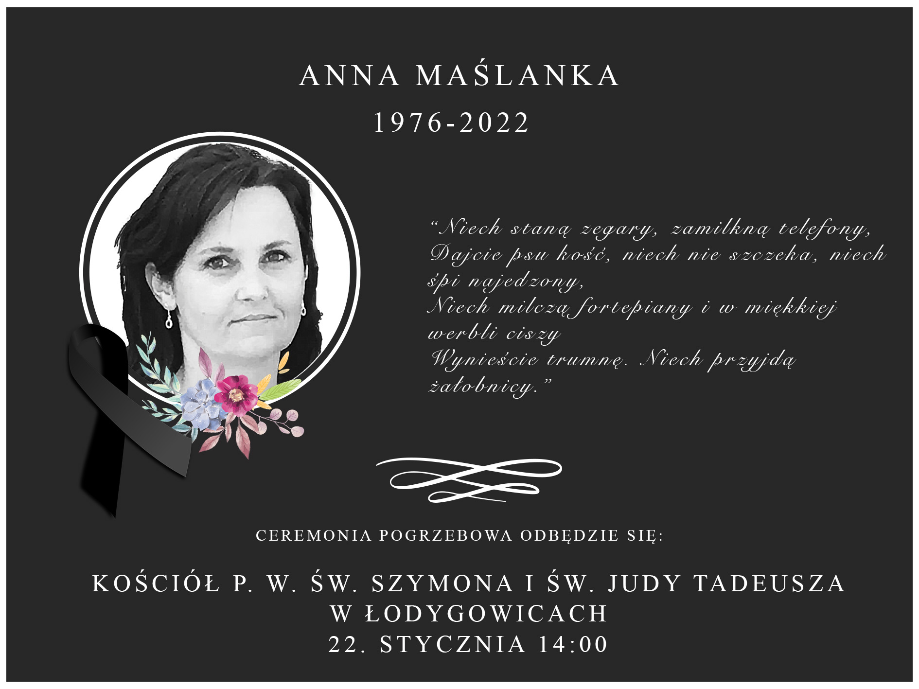 Nasza Ania odeszła...